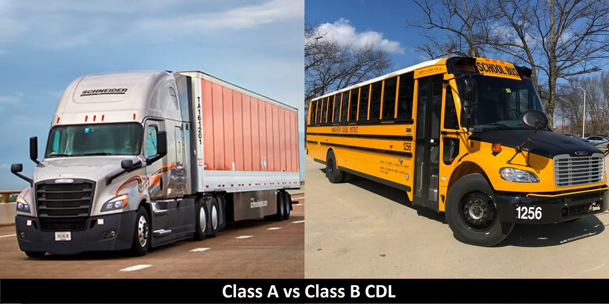 Difference Between Class A and Class B CDL
