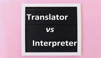 interpreter vs translator
