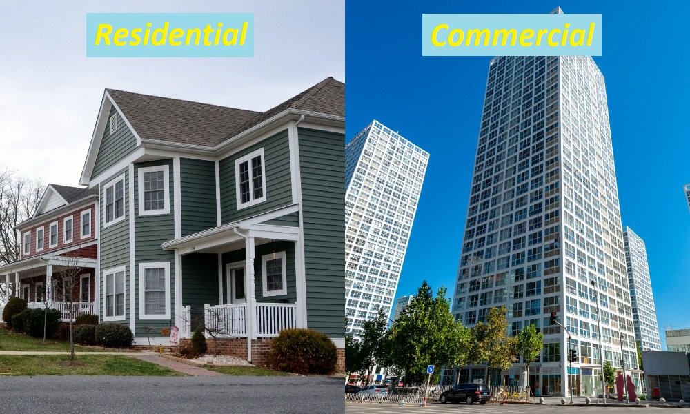 Difference Between Residential and Commercial Real Estate