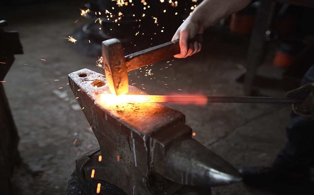 Metal forging