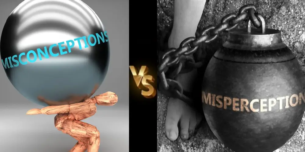 misconception vs. misperception