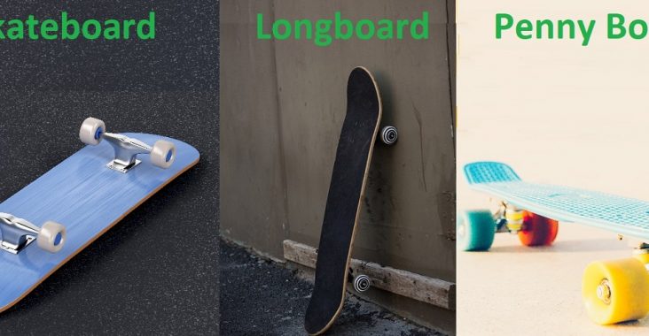 Difference Between Skateboard, Longboard, and Penny Board – Camp