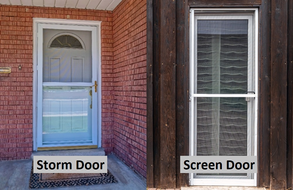 Difference between Storm Door and Screen Door
