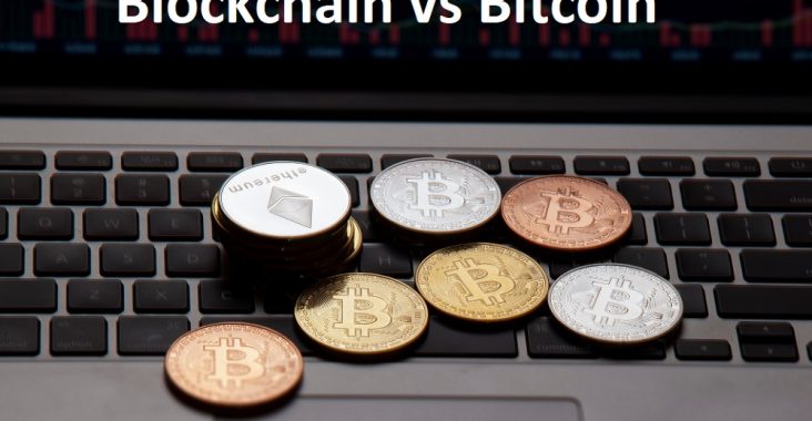 difference between blockchain and bitcoin