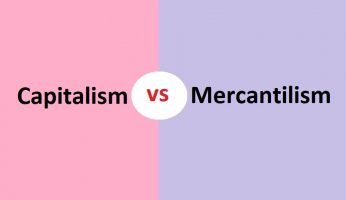 difference between capitalism and mercantilism