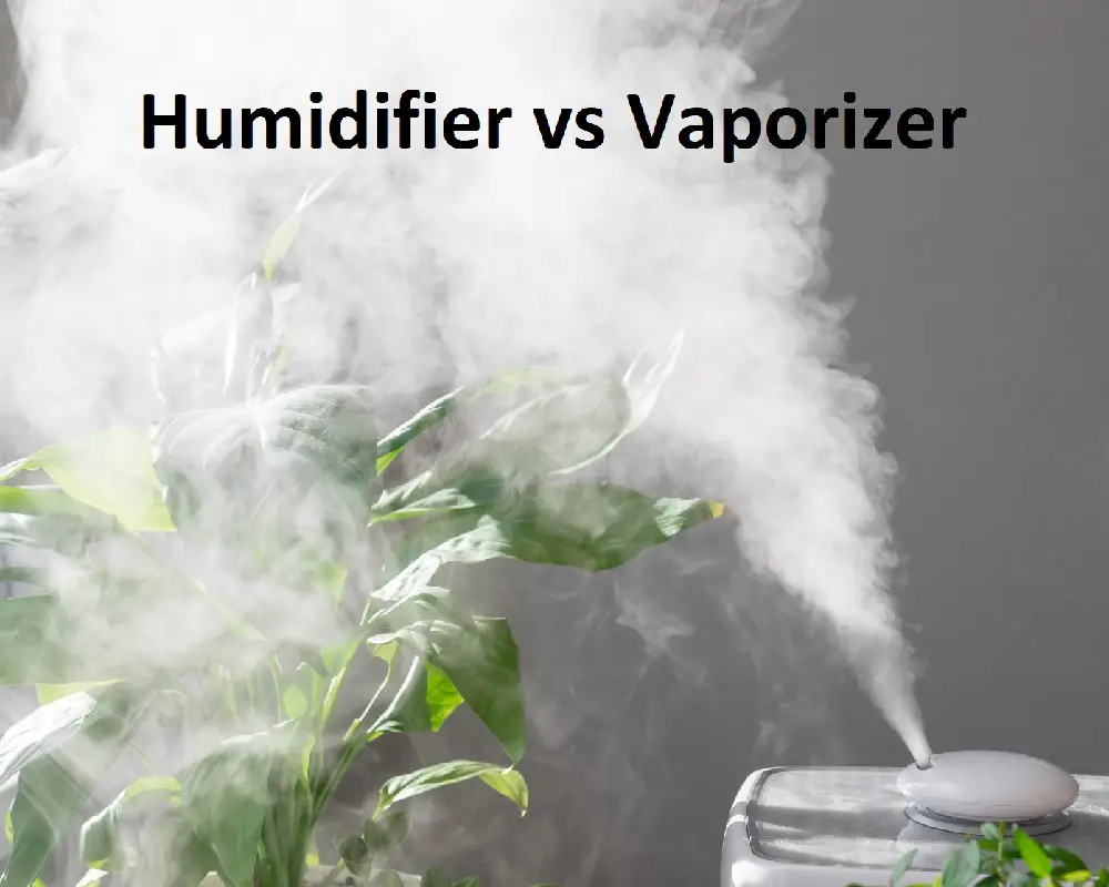 difference between humidifier and vaporizer