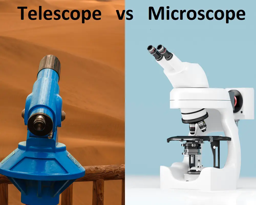 telescope vs microscope