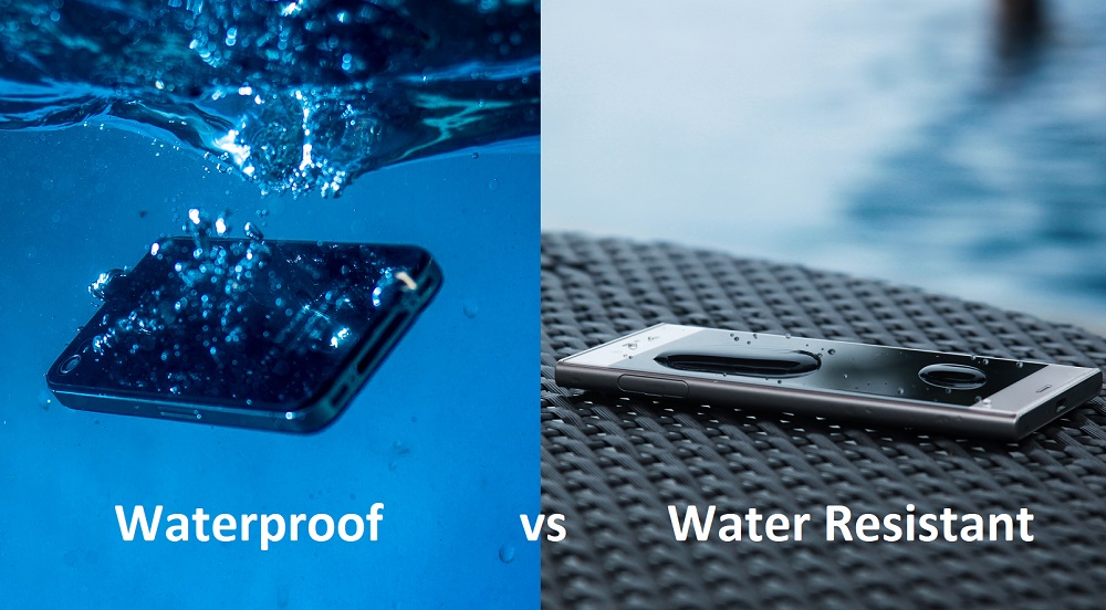 waterproof vs water resistant
